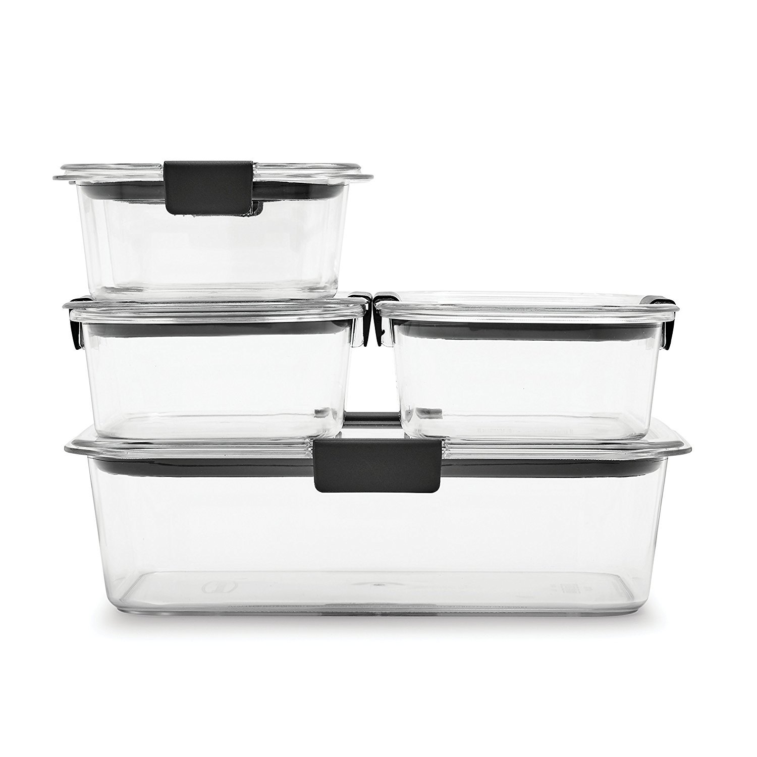 Amazon｜(10-Piece Set) - Rubbermaid Brilliance Food Storage